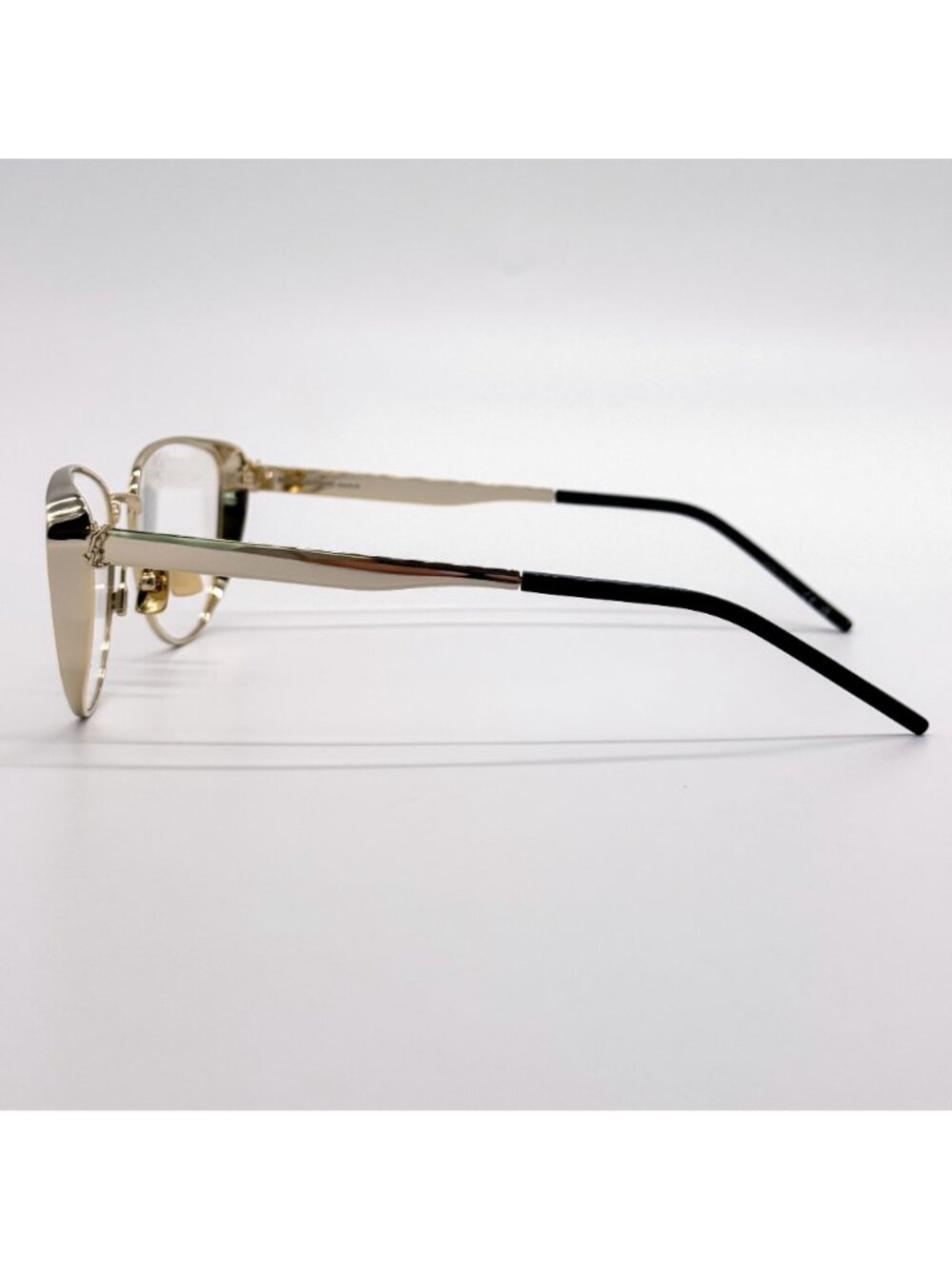 NEW SAINT LAURENT EYEGLASSES SLM92 004 WOMEN CAT EYE GOLD EYEWEAR SL M92 - Picture 7 of 11